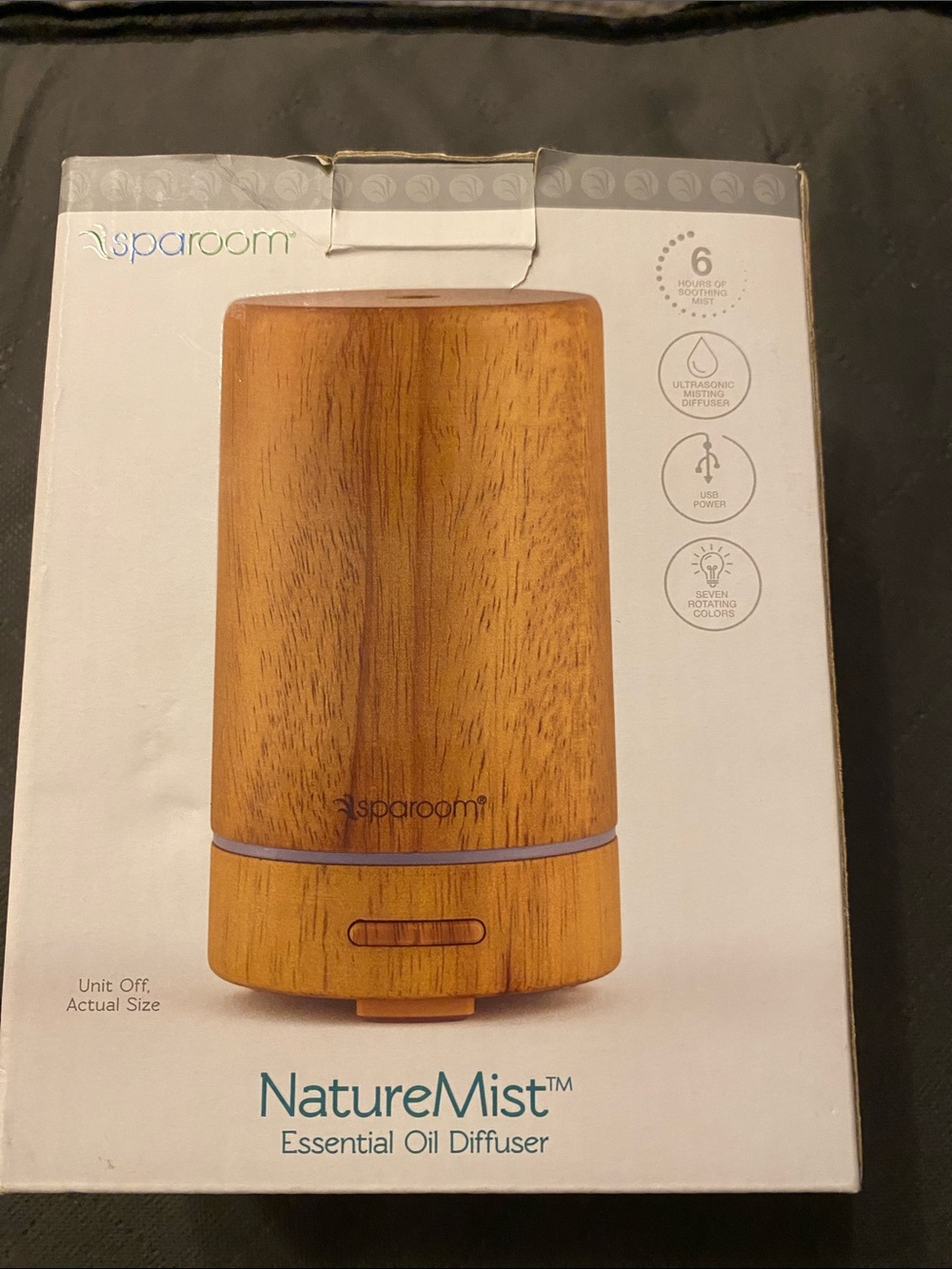 Sparoom NatureMist Essential Oil Diffuser - Wood Grain